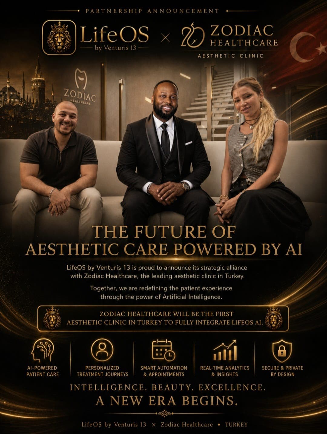 LifeOS by Venturis 13 × Zodiac Healthcare — The Future of Aesthetic Care Powered by AI
